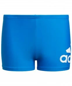 Adidas-Shop 18 Adidas Badge Of Sport Schwimmshort Kinder Blau - Weiß