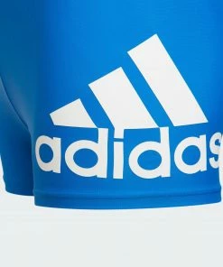 Adidas Badge Of Sport Schwimmshort Kinder Blau - Weiß -Adidas-Shop Adidas Badge of Sport Zwemboxer Junior 3 2208051439
