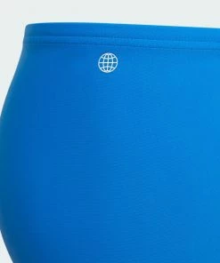 Adidas Badge Of Sport Schwimmshort Kinder Blau - Weiß -Adidas-Shop Adidas Badge of Sport Zwemboxer Junior 5 2208051439