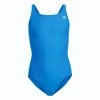 Adidas Solid Fitness Badeanzug Kinder Blau -Adidas-Shop Adidas Solid Fitness Badpak Junior 2207110757