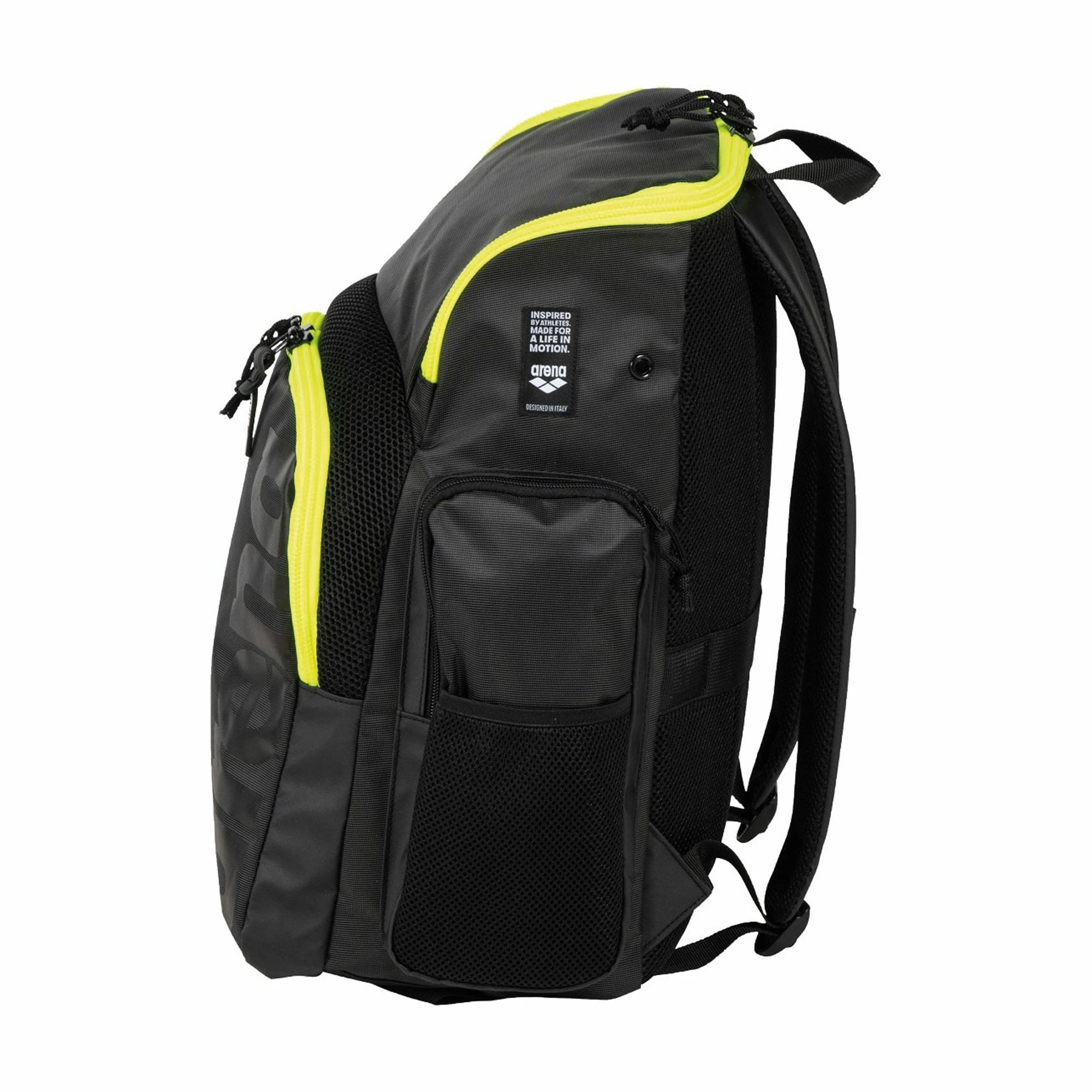 Arena Spiky III Rucksack 35 Schwarz - Neon Gelb 5 Arena Spiky III Rucksack 35 Schwarz - Neon Gelb – Bild 3