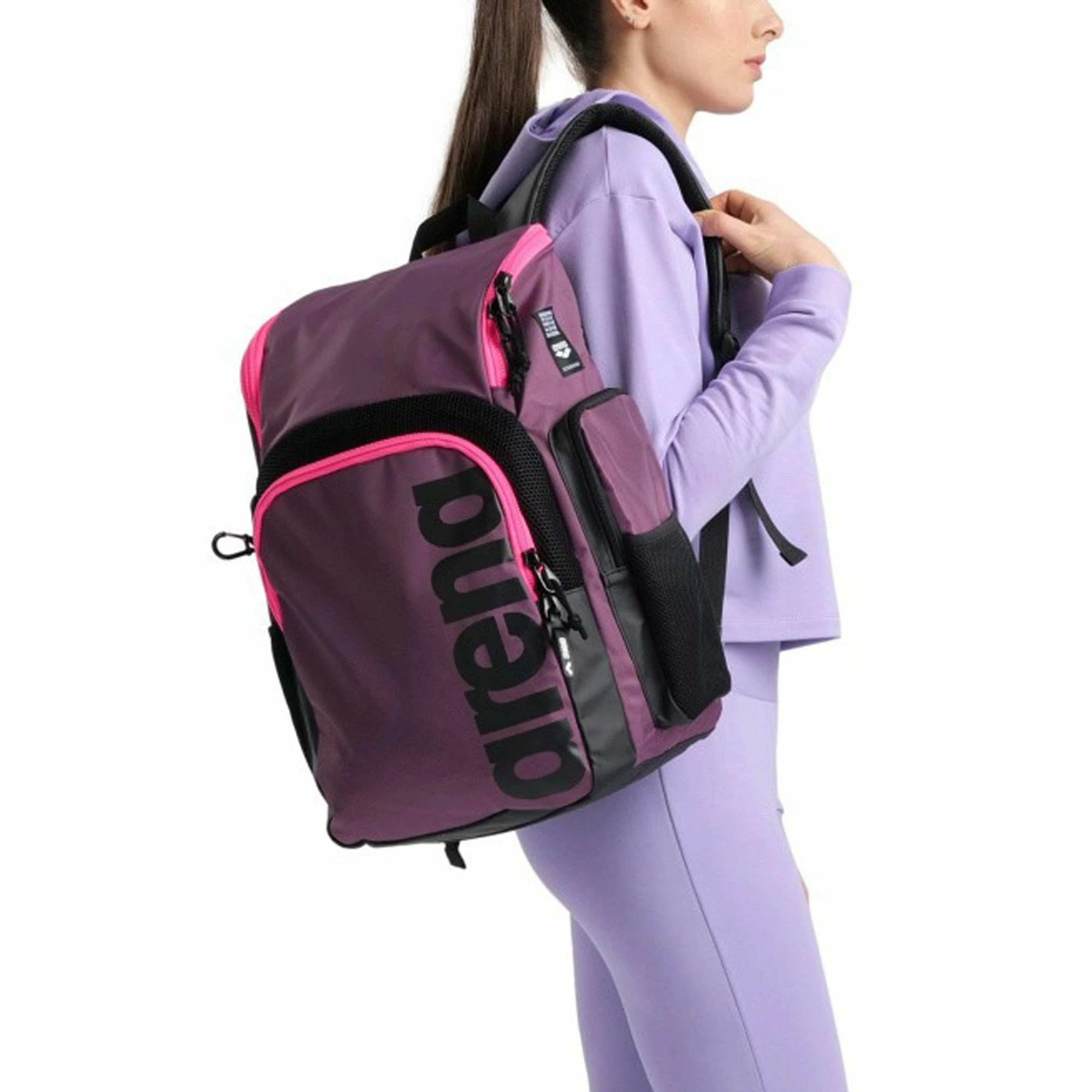 Arena Spiky III Rucksack 35 Violett - Rosa - Schwarz 9 Arena Spiky III Rucksack 35 Violett - Rosa - Schwarz – Bild 7