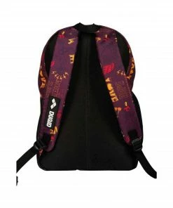Arena Team 30 Allover Rucksack Bordeaux Rot - Gelb - Rot - Schwarz -Adidas-Shop Arena Team 30 Allover Rugtas 4 2210181330 1
