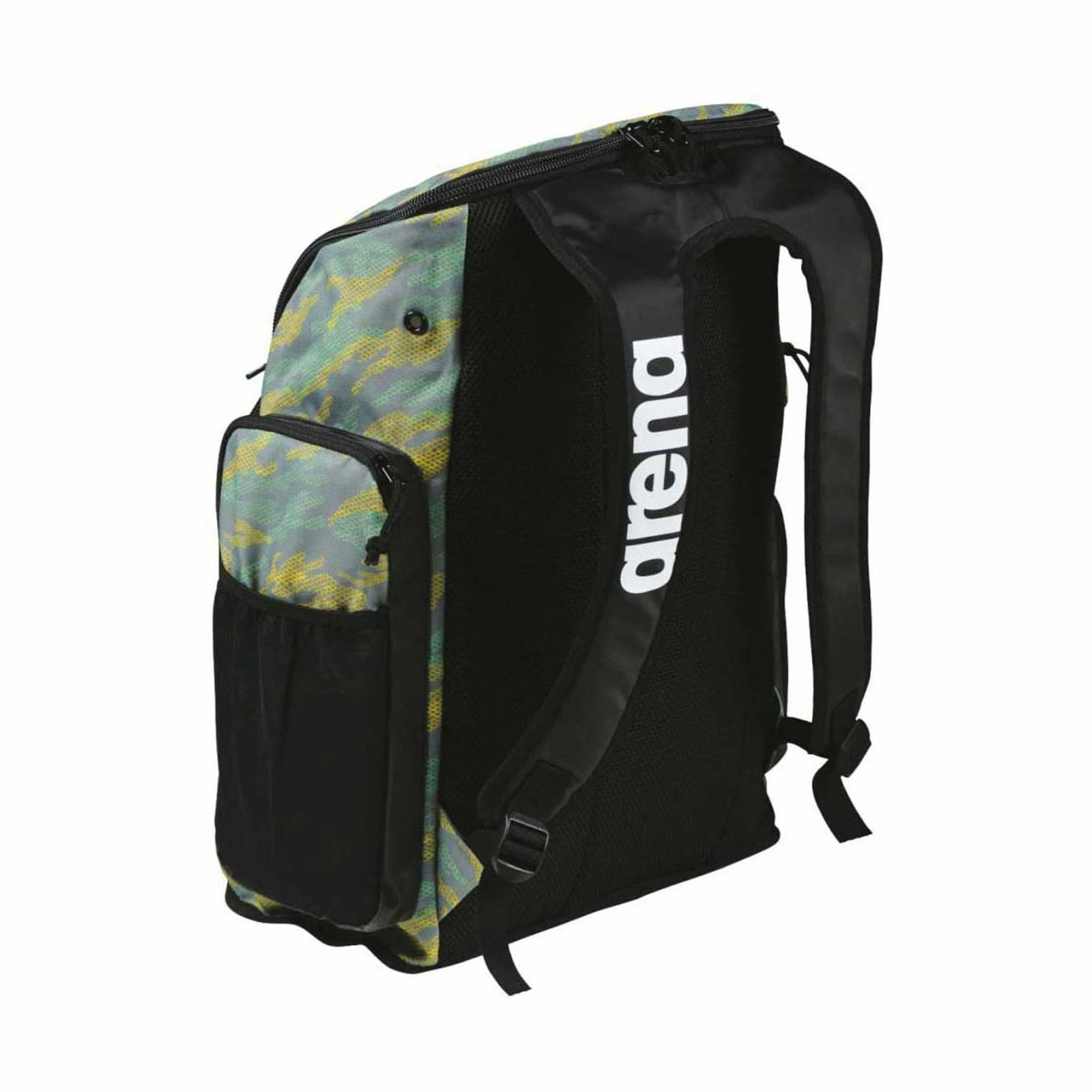 Arena Team 45 Allover Rucksack Schwarz - Grün - Grau - Gelb 4 Arena Team 45 Allover Rucksack Schwarz - Grün - Grau - Gelb – Bild 2