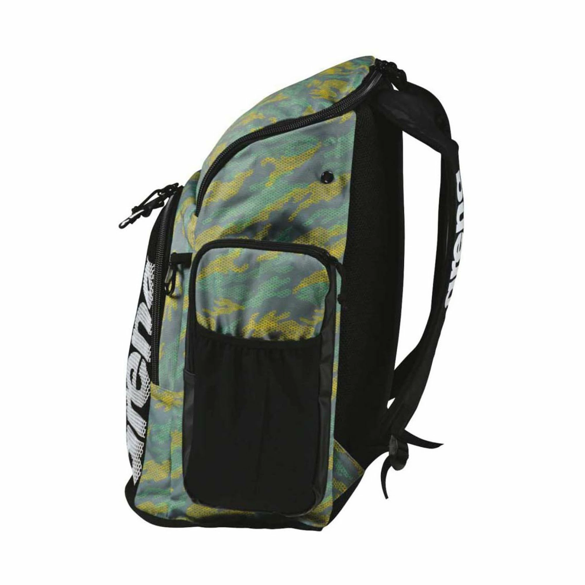 Arena Team 45 Allover Rucksack Schwarz - Grün - Grau - Gelb 7 Arena Team 45 Allover Rucksack Schwarz - Grün - Grau - Gelb – Bild 5