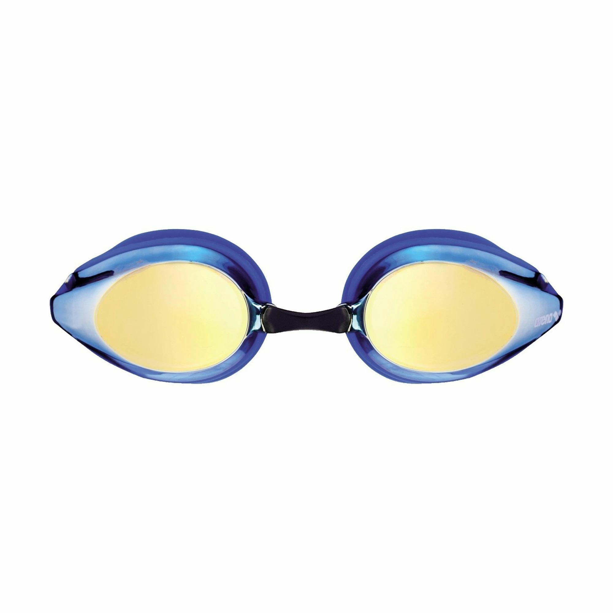 Arena Tracks Mirror Schwimmbrille Kinder Blau - Gelb 4 Arena Tracks Mirror Schwimmbrille Kinder Blau - Gelb – Bild 2