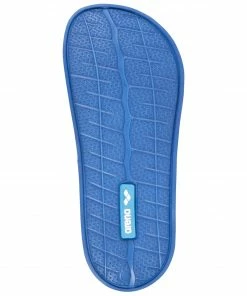 Arena Urban Slide Badeschuhe Kinder Blau - Weiß -Adidas-Shop Arena Urban Slide Badslipper Junior 3 4