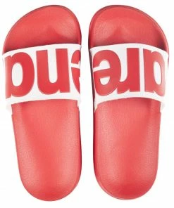 Arena Urban Slide Badeschuhe Kinder Rot - Weiß 9 Arena Urban Slide Badeschuhe Kinder Rot - Weiß -Adidas-Shop Arena Urban Slide Badslipper Junior 4 5