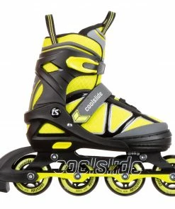 Coolslide Butters Inline Skates Für Kinder (verstellbar) Gelb - Schwarz