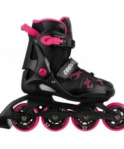 Coolslide Nachos Inline Skates Für Kinder (verstellbar) Schwarz - Rosa