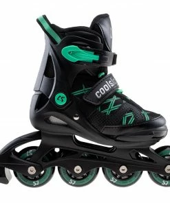 Coolslide Nachos Inline Skates Für Kinder (verstellbar) Schwarz - Grün
