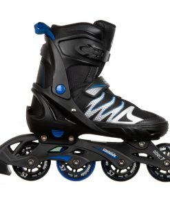 Coolslide Ramen Inline Skates Für Kinder (verstellbar) Schwarz - Blau - Weiß
