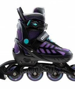 Coolslide Wonton Inline Skates Für Kinder (verstellbar) Schwarz - Violett