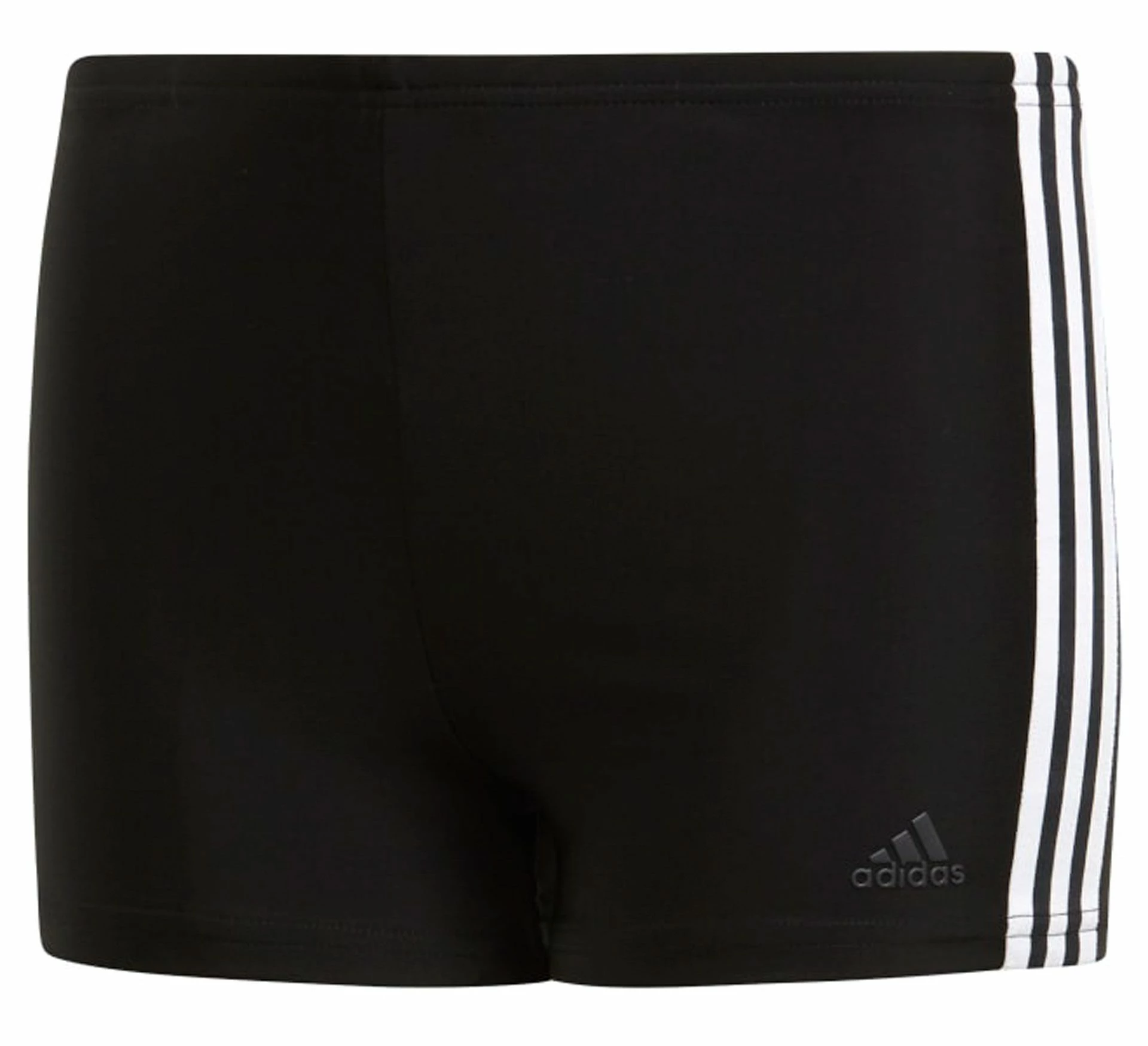 Adidas Fitness 3-Stripes Schwimmshort Kinder Schwarz - Weiß 3 Adidas Fitness 3-Stripes Schwimmshort Kinder Schwarz - Weiß