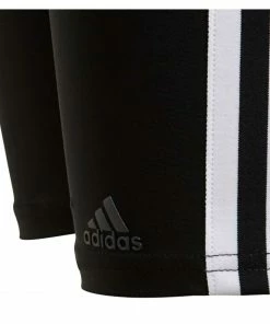 Adidas Fitness 3-Stripes Badeshort Kinder Schwarz - Weiß -Adidas-Shop FITNESS 3 STRIPES SWIM JAMMER BOYS 3 2