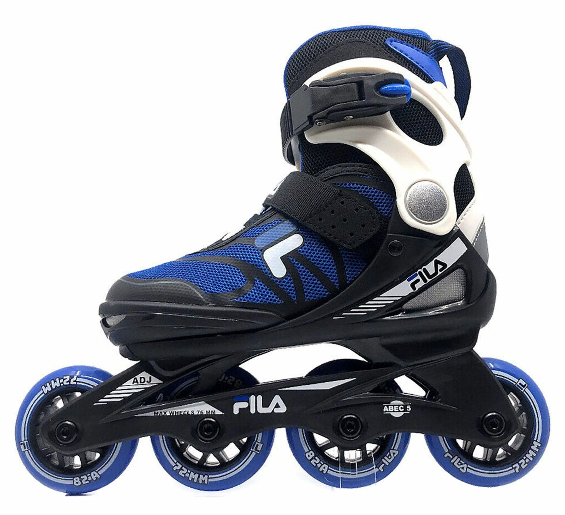 Fila J-One '21 Boy Skates Kinder (verstellbar) Blau - Schwarz - Weiß 3 Fila J-One '21 Boy Skates Kinder (verstellbar) Blau - Schwarz - Weiß