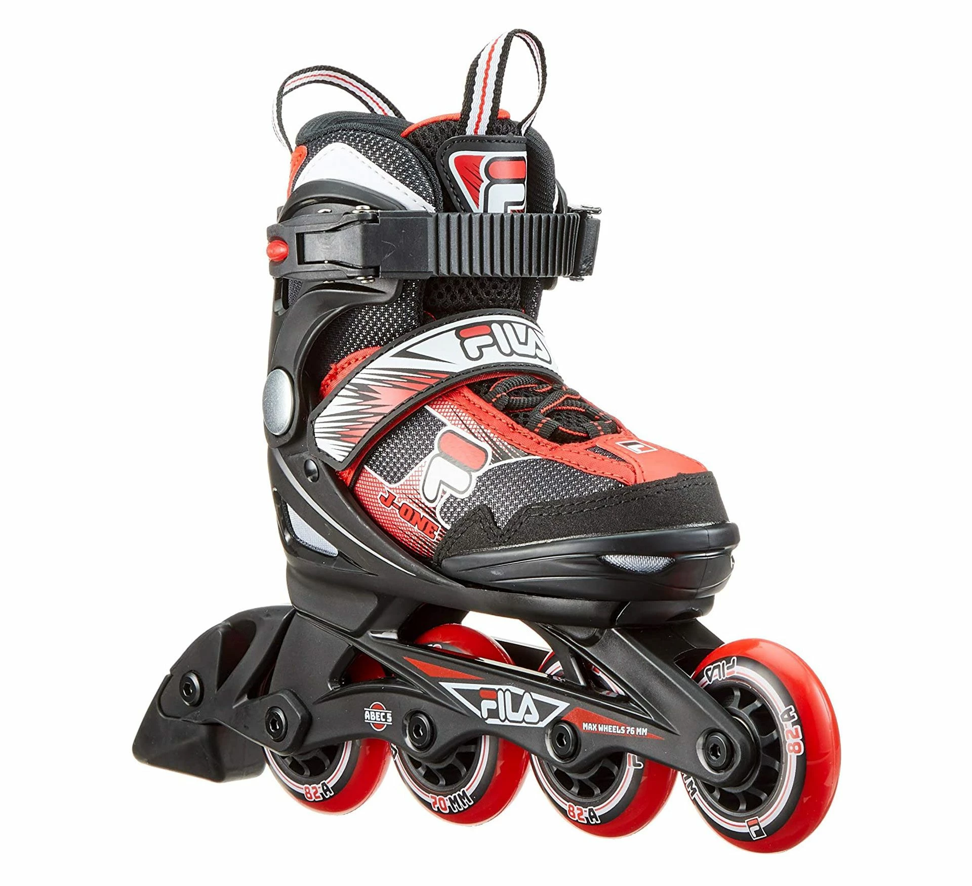 Fila J-One Skate Kinder Schwarz - Rot - Weiß 4 Fila J-One Skate Kinder Schwarz - Rot - Weiß – Bild 2