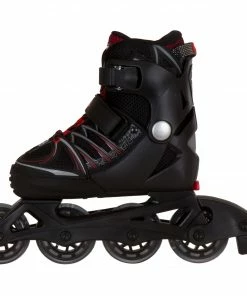 Fila X-One Skate Kinder Schwarz - Rot -Adidas-Shop Fila X One Skate Junior 4 5