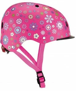 Globber Elite Lights Helme Rosa - Violett - Weiß