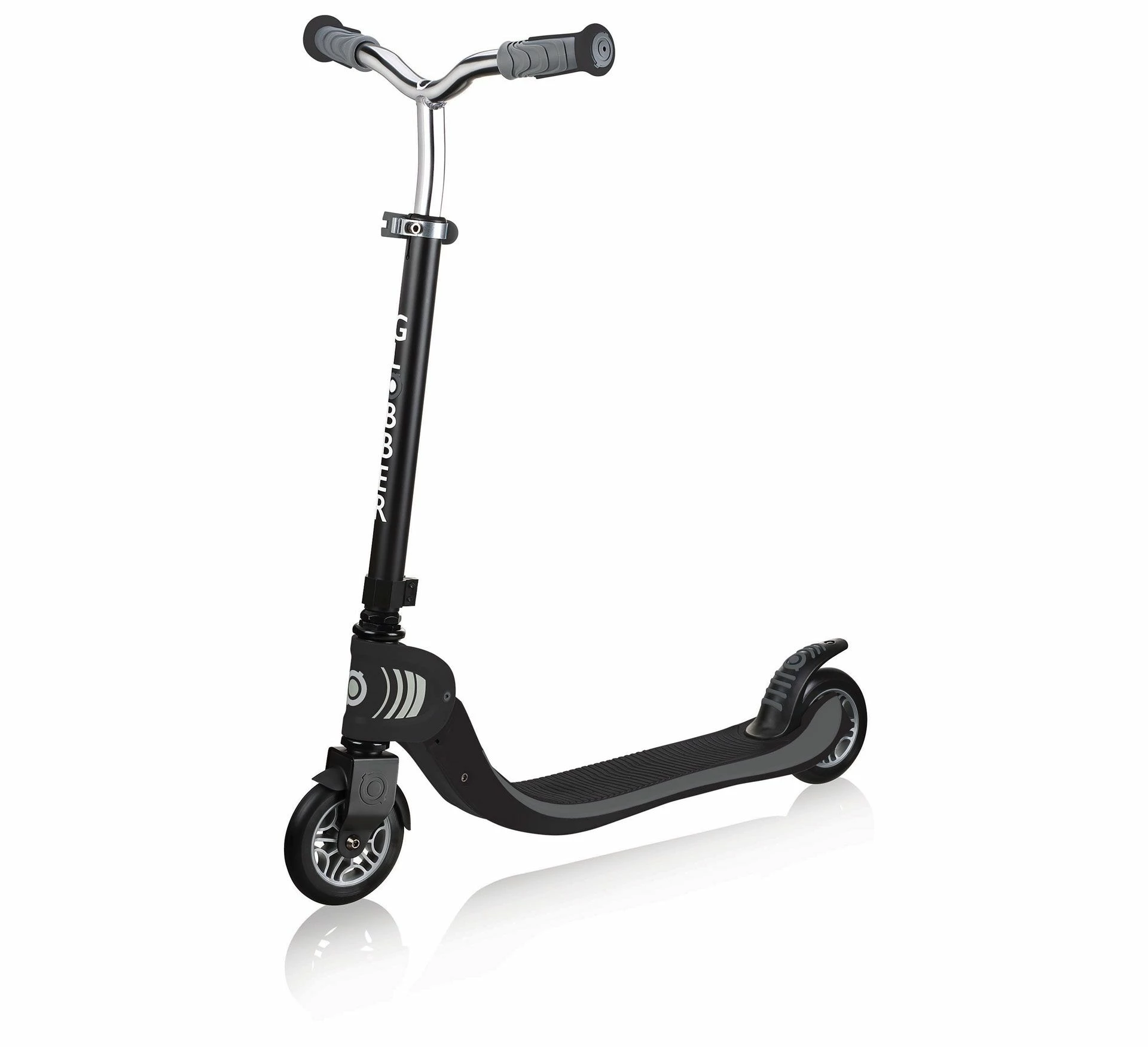 Globber Foldable Flow 125 Schwarz - Weiß - Silber 4 Globber Foldable Flow 125 Schwarz - Weiß - Silber – Bild 2