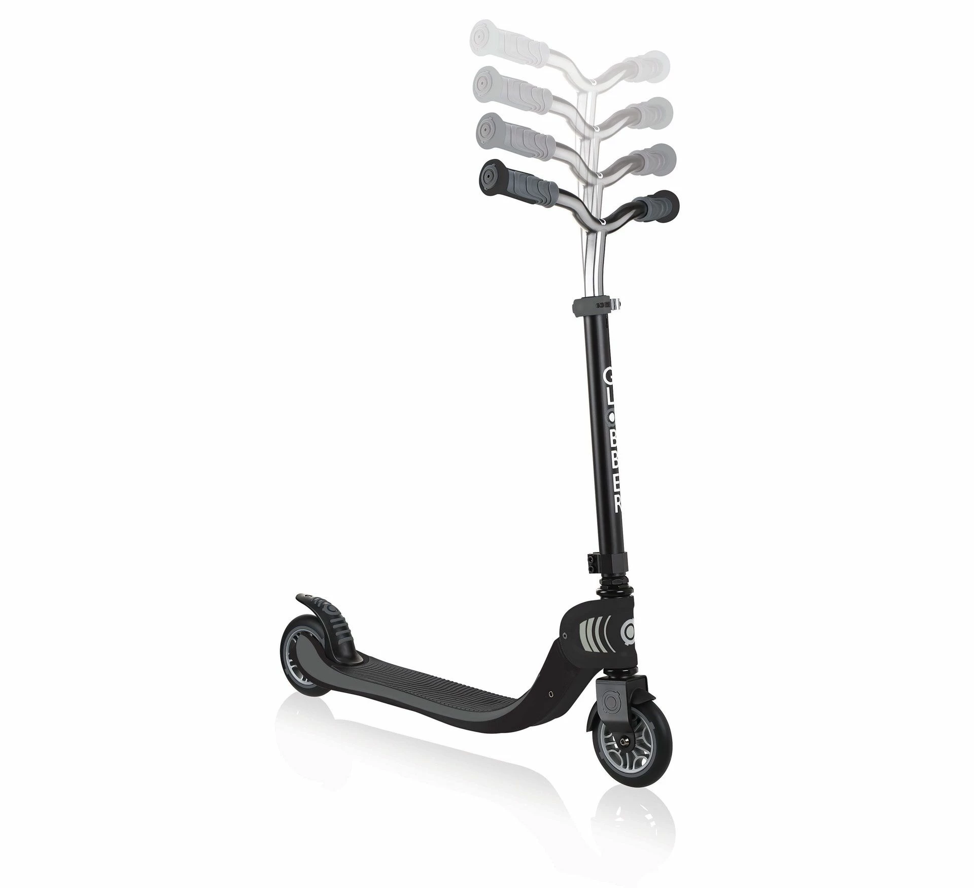 Globber Foldable Flow 125 Schwarz - Weiß - Silber 5 Globber Foldable Flow 125 Schwarz - Weiß - Silber – Bild 3