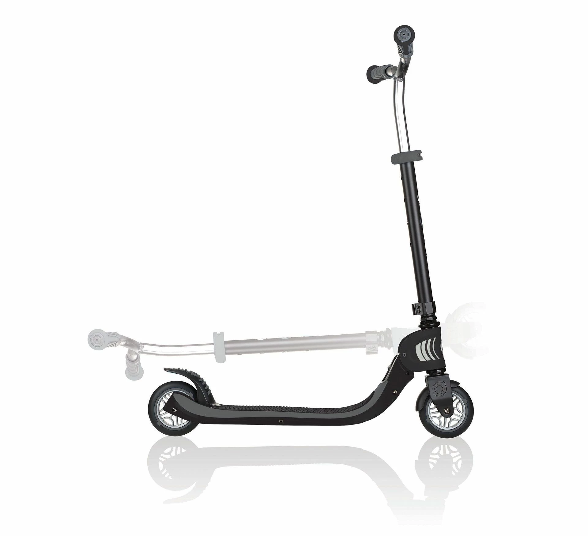 Globber Foldable Flow 125 Schwarz - Weiß - Silber 9 Globber Foldable Flow 125 Schwarz - Weiß - Silber – Bild 7