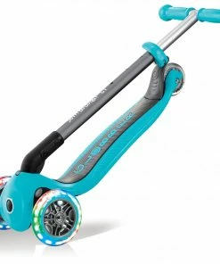 Globber Primo Lights Foldable Tri-Scooter Grün - Schwarz -Adidas-Shop Globber Primo Lights Opvouwbare Tri Scooter 3 10