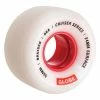 Globe Bruiser Skateboard Räder 55mm (4-pack) Weiß - Rot