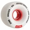 Globe Bruiser Skateboard Räder 62mm (4-pack) Weiß - Rot -Adidas-Shop Globe Bruiser Skateboard Wielen 62mm 4 pack 2