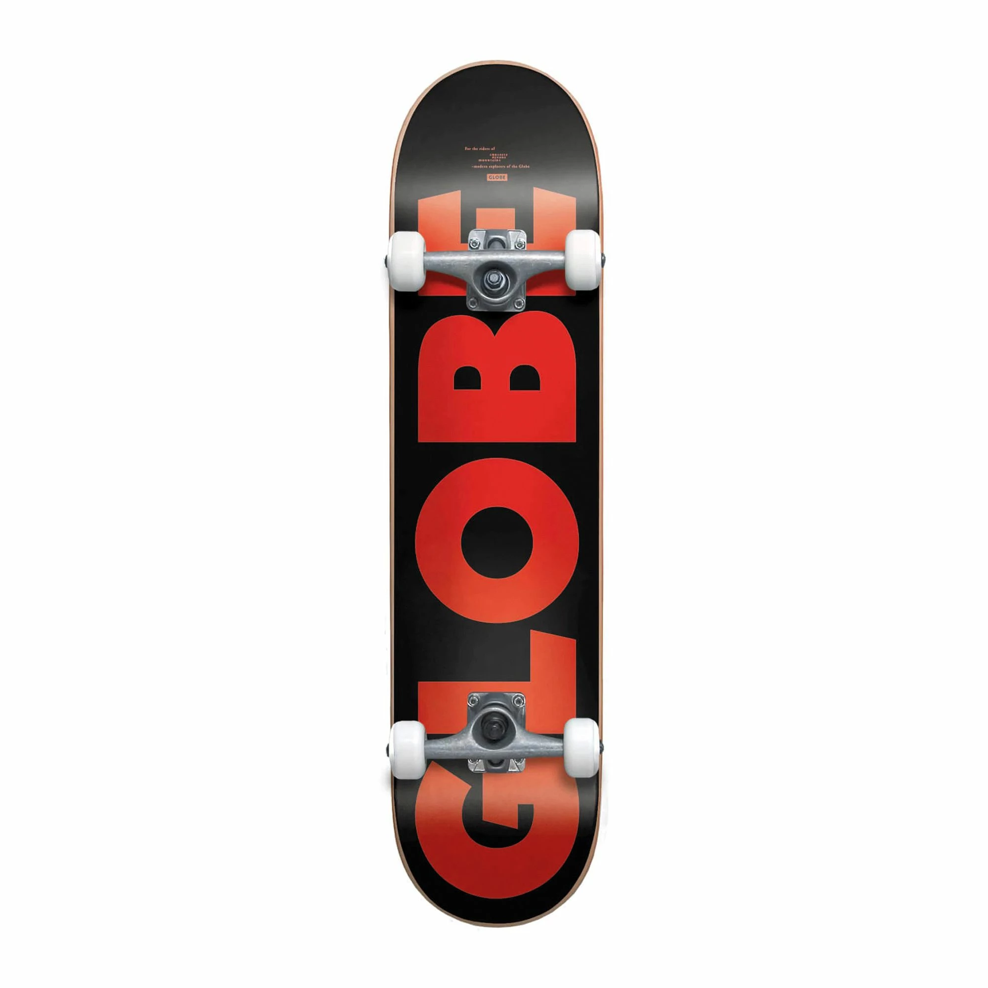 Globe G0 Fubar Skateboard Schwarz - Rot 4 Globe G0 Fubar Skateboard Schwarz - Rot – Bild 2