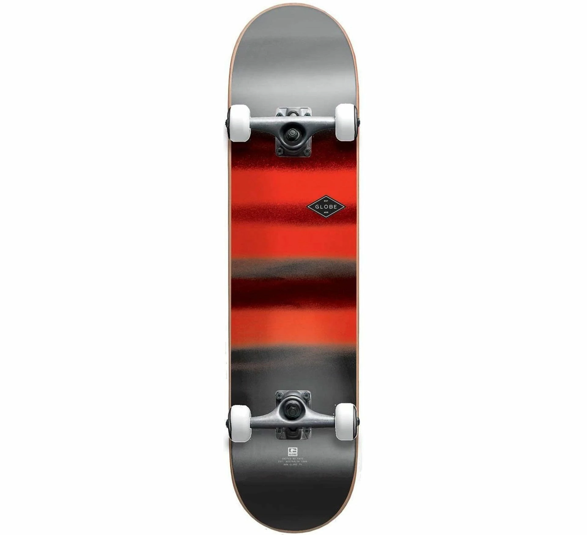 Globe G1 Full On 8.0 Skateboard Dunkelgrau - Rot - Grau 3 Globe G1 Full On 8.0 Skateboard Dunkelgrau - Rot - Grau