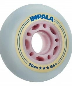 Impala Inline 70mm Räder (4-pack) Hellblau - Gelb