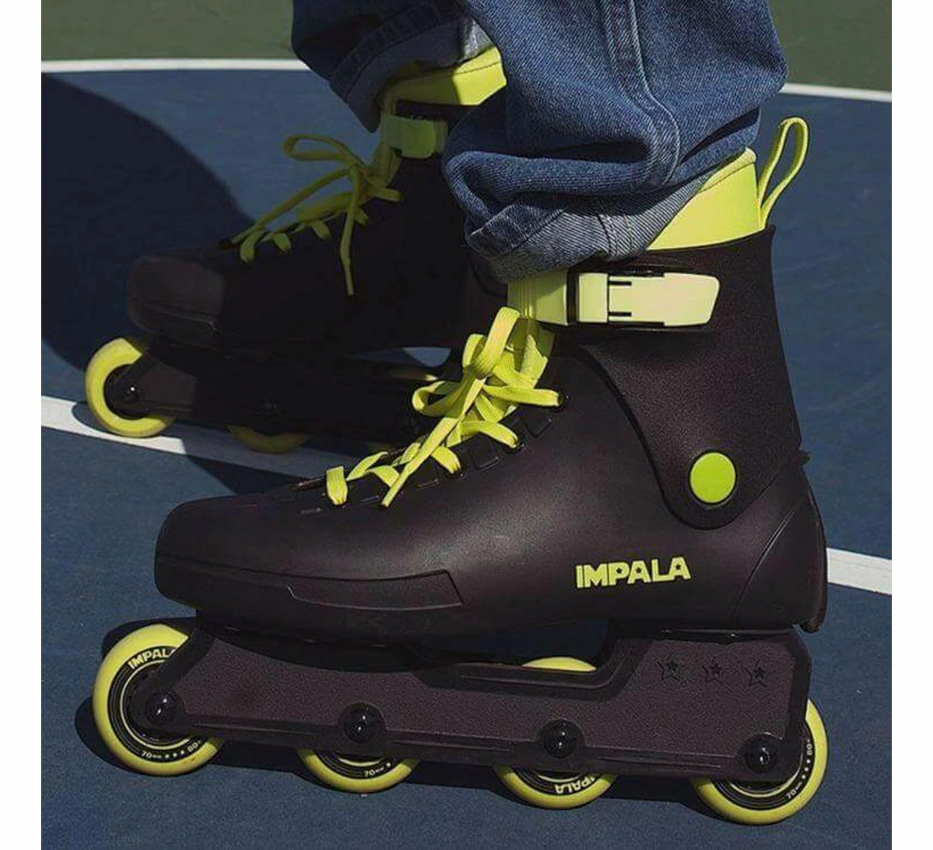 Impala Lightspeed Inline Skate Senior Schwarz - Gelb 12 Impala Lightspeed Inline Skate Senior Schwarz - Gelb – Bild 10