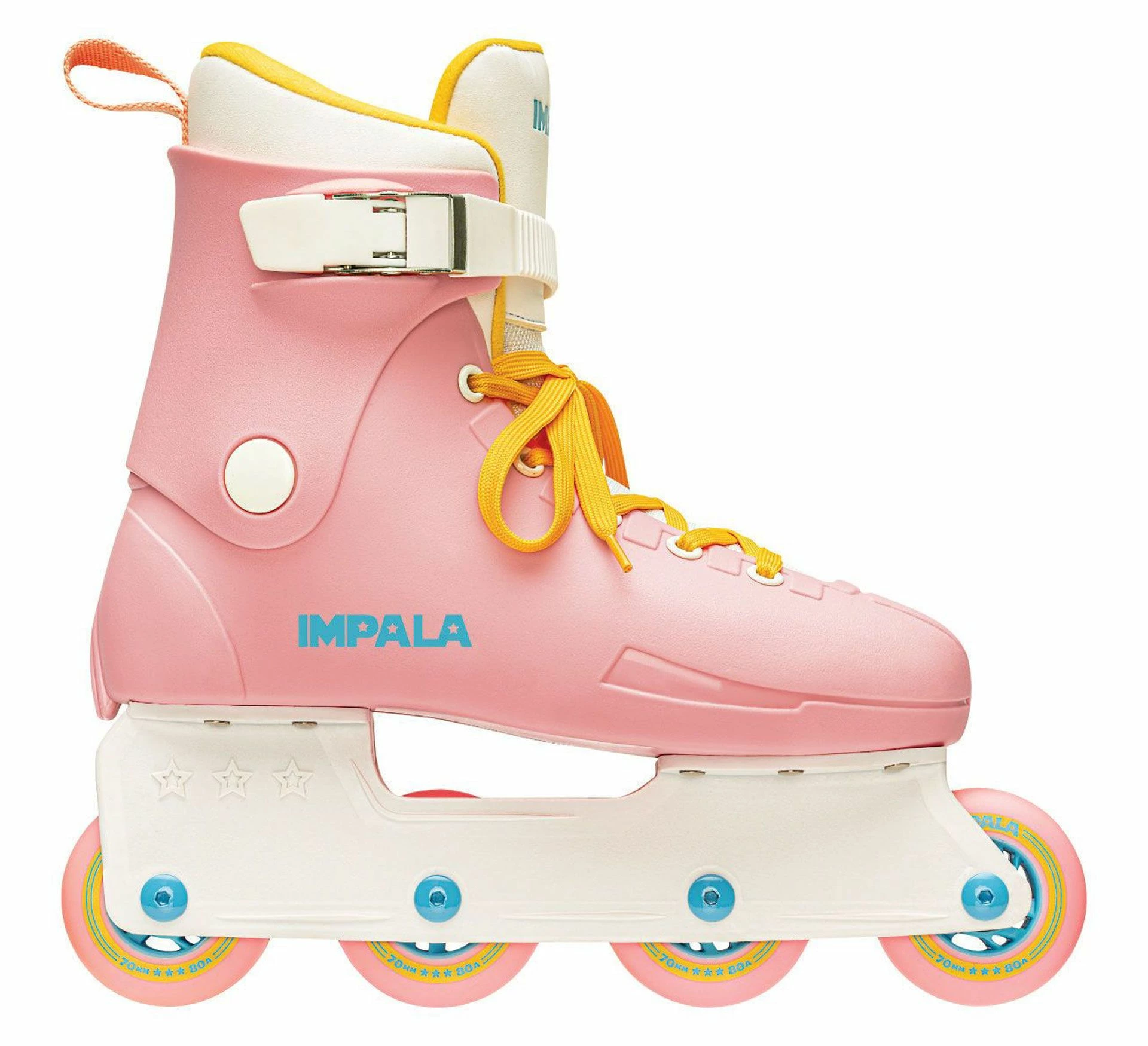 Impala Lightspeed Inline Skate Senior Hellrosa - Weiß - Gelb 3 Impala Lightspeed Inline Skate Senior Hellrosa - Weiß - Gelb