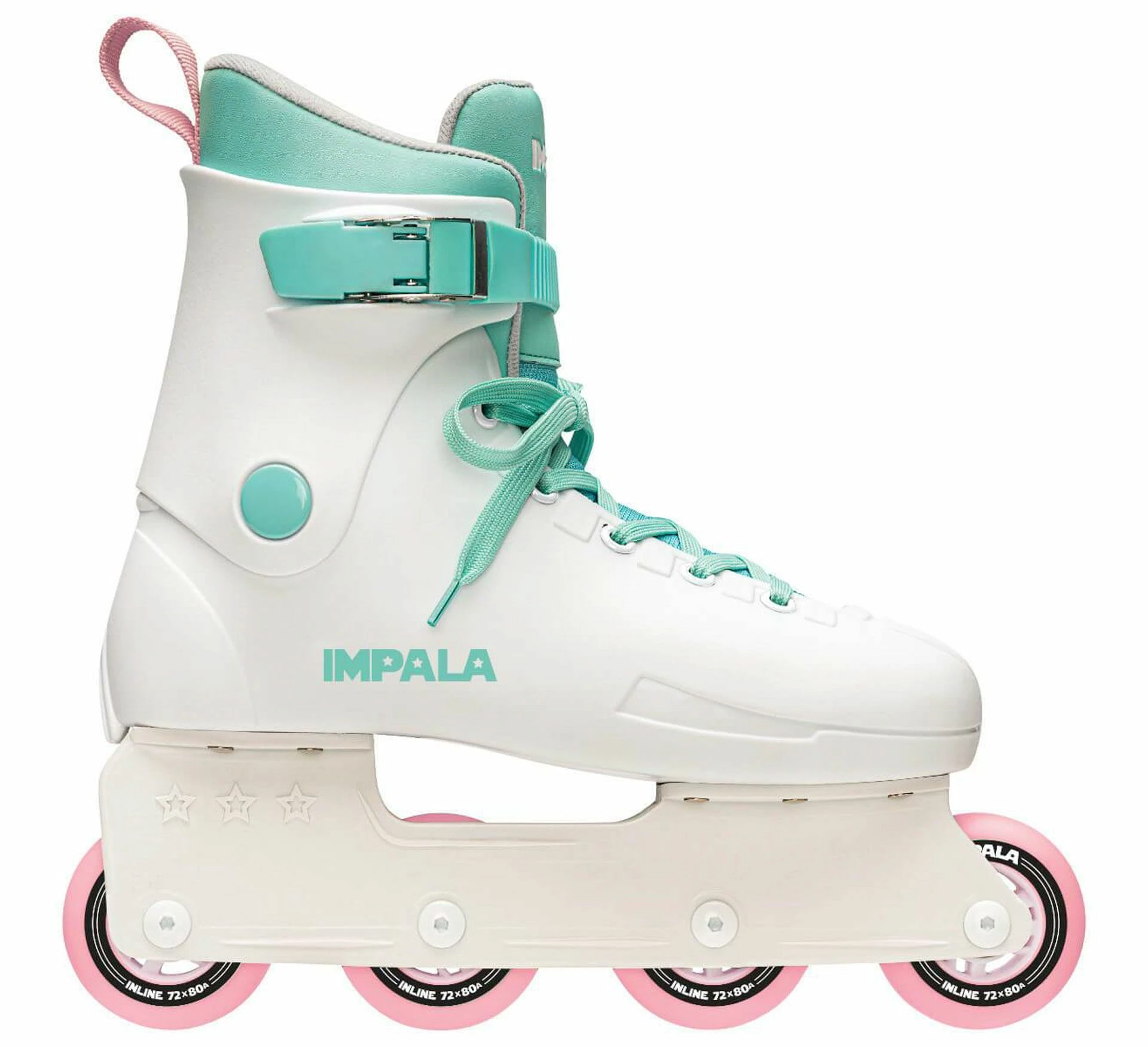 Impala Lightspeed Inline Skate Senior Weiß - Grün - Rosa 3 Impala Lightspeed Inline Skate Senior Weiß - Grün - Rosa