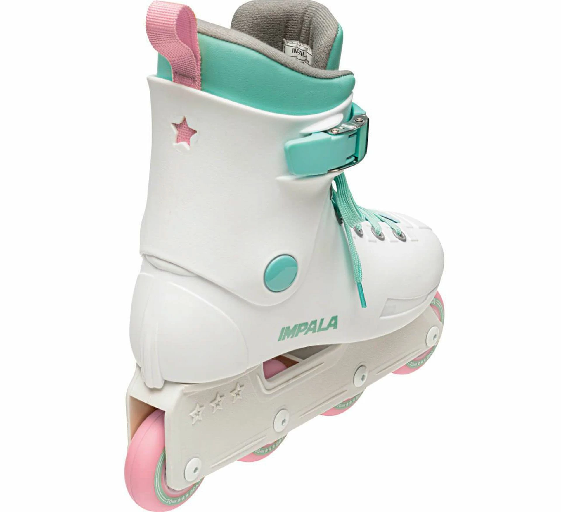 Impala Lightspeed Inline Skate Senior Weiß - Grün - Rosa 5 Impala Lightspeed Inline Skate Senior Weiß - Grün - Rosa – Bild 3