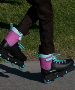 Impala Lightspeed Inline Skate Senior Schwarz - Hellblau - Rosa -Adidas-Shop Impala Lightspeed Inline Skate Senior 8 13