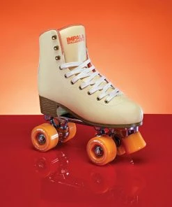 Impala Quad Rollerskate Senior Beige - Orange -Adidas-Shop Impala Quad Rolschaats Senior 7 2207140900