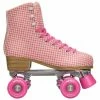 Impala Tartan Rollerskate Senior Rosa - Gelb - Weiß -Adidas-Shop Impala Tartan Rolschaats Senior