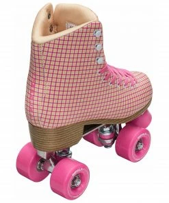 Impala Tartan Rollerskate Senior Rosa - Gelb - Weiß -Adidas-Shop Impala Tartan Rolschaats Senior 3