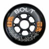 K2 Bolt 100mm Räder (4-pack) Schwarz - Silber - Orange