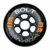 K2 Bolt 90mm Räder (4-pack) Schwarz - Silber - Orange