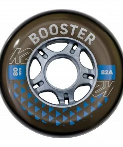 K2 Booster 80mm Räder (4-pack) Grau - Blau