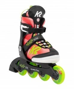 K2 Marlee Beam Skates Kinder Rot - Grün - Schwarz