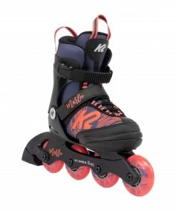 K2 Marlee Skates Kinder Schwarz - Violett - Orange