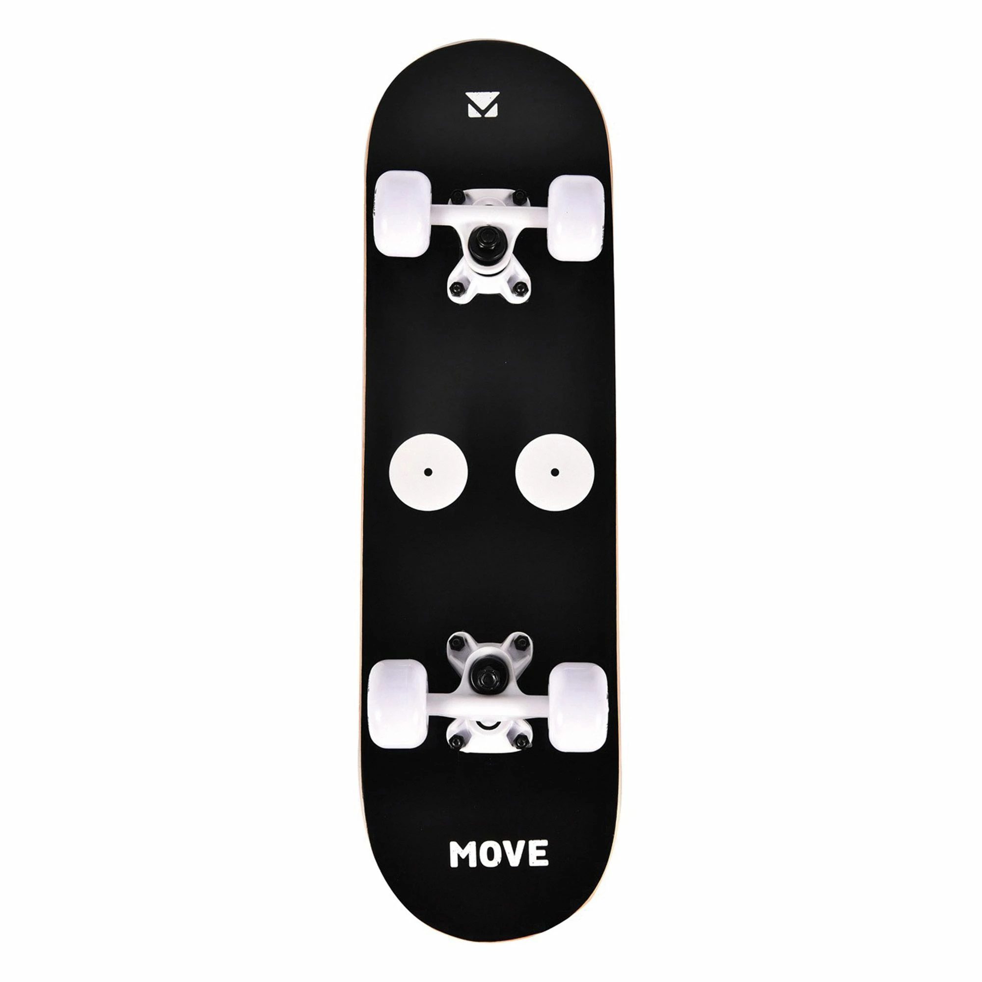 Move 24" Eyes Skateboard Schwarz - Weiß 3 Move 24" Eyes Skateboard Schwarz - Weiß