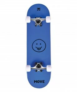 Move 28" Smile Skateboard Blau - Schwarz