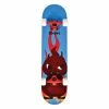 Move 31" Fire Skateboard Blau - Rot - Schwarz