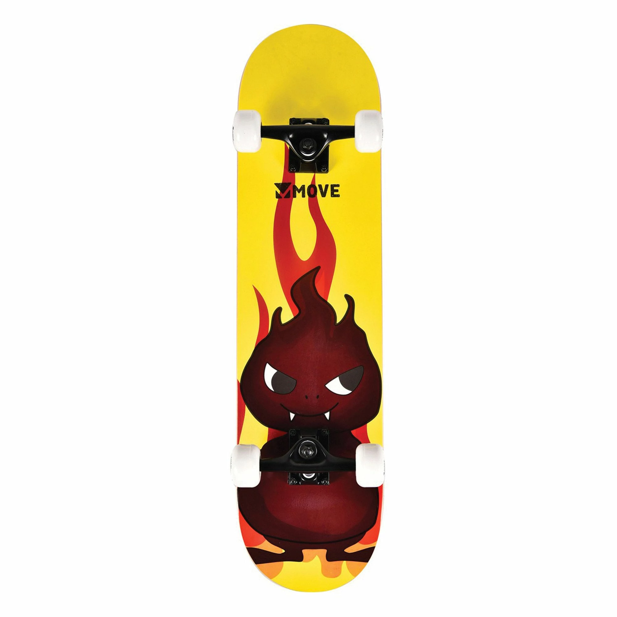 Move 31" Fire Skateboard Gelb - Rot - Schwarz 3 Move 31" Fire Skateboard Gelb - Rot - Schwarz