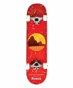 Move 31" Nature Skateboard Rot - Gelb - Schwarz